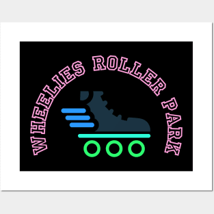 Wheelies roller park Posters and Art